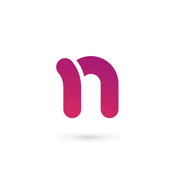 Letter N logo pictogram ontwerp template elementen — Stockvector