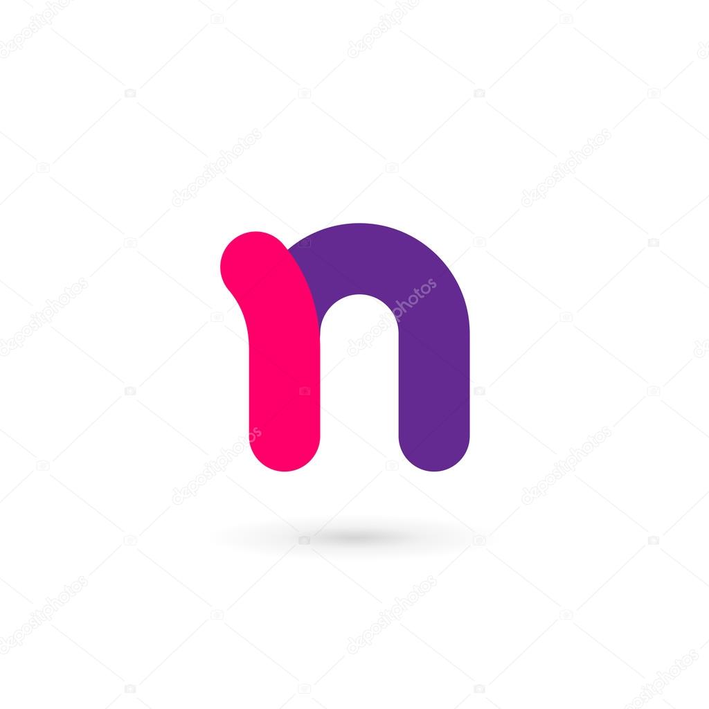 Letter N logo icon design template element