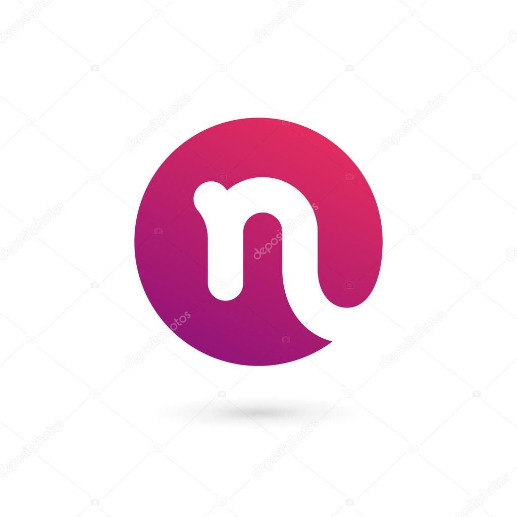 Letter N logo icon design template element