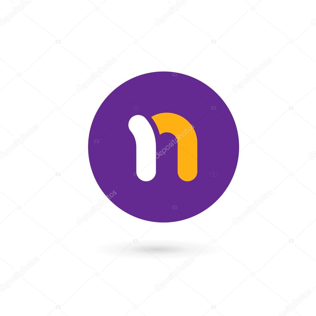 Letter N logo icon design template element