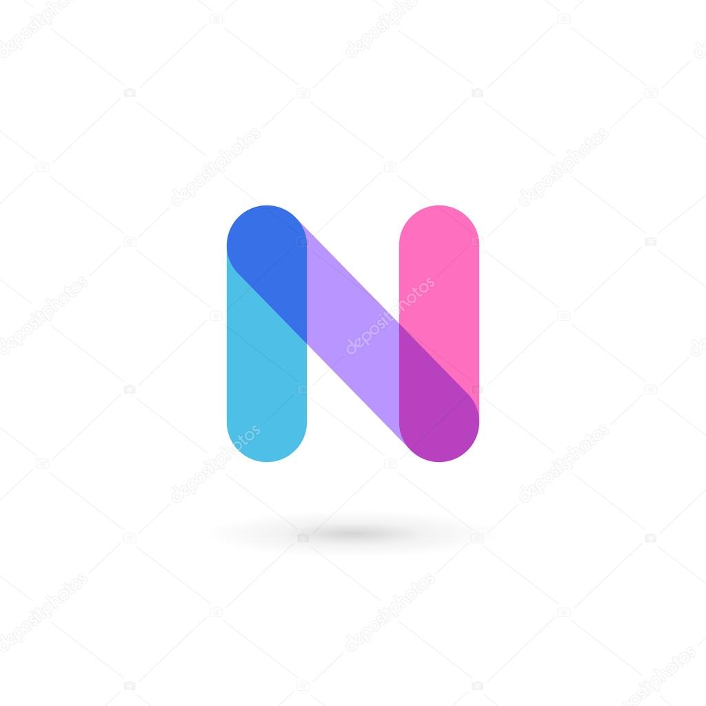 Letter N logo icon design template element