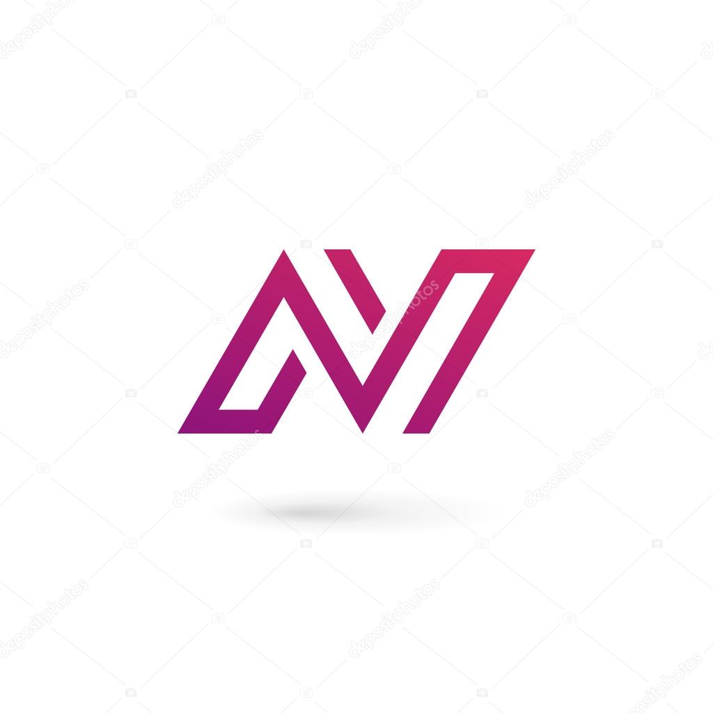 Letter N logo icon design template element