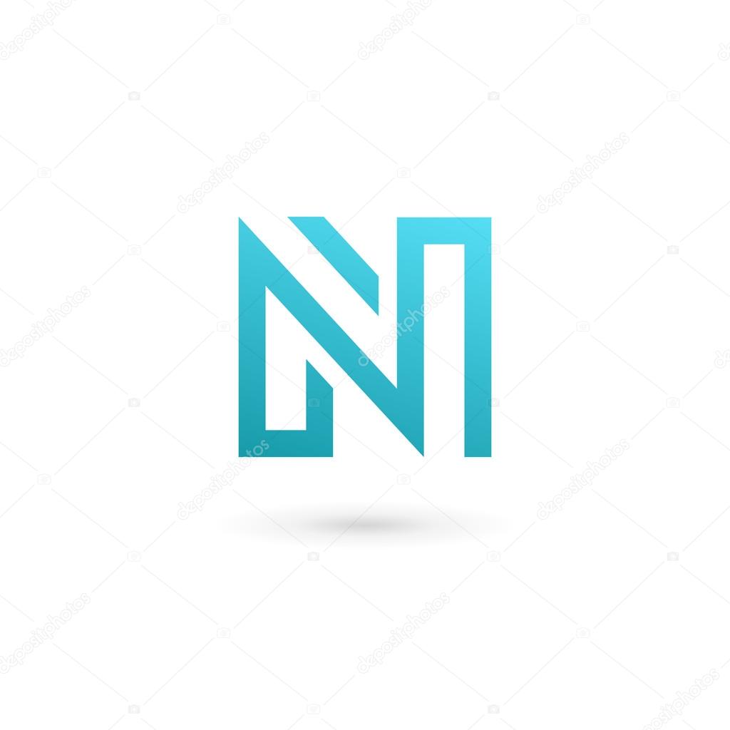 Letter N logo icon design template element