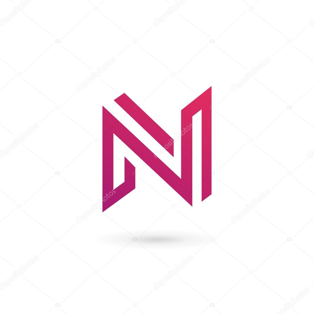 Letter N logo icon design template element