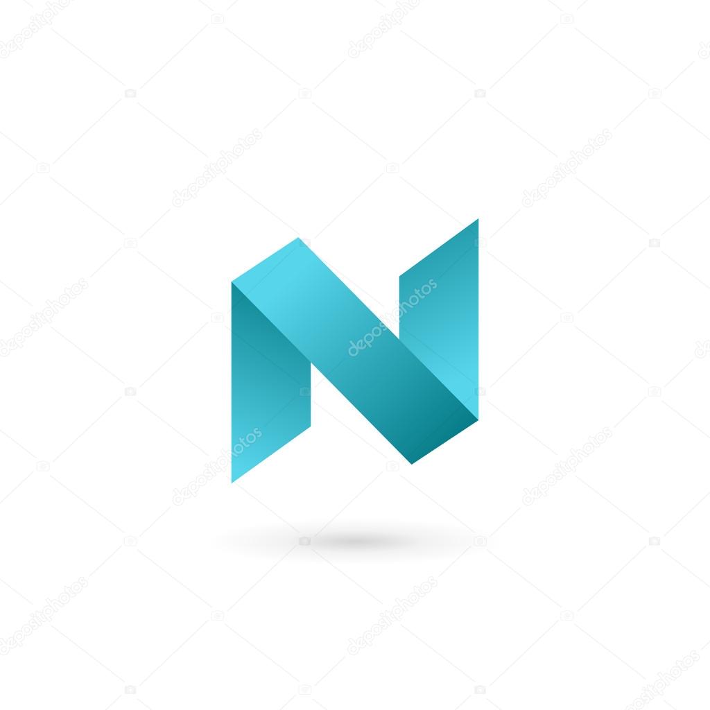 Letter N logo icon design template element