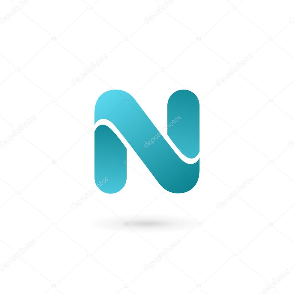 Letter N logo icon design template element