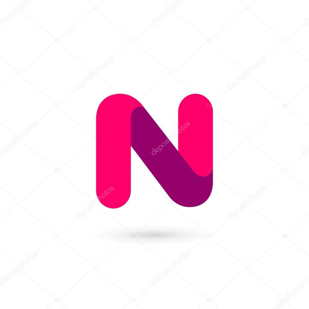 Letter N logo icon design template element
