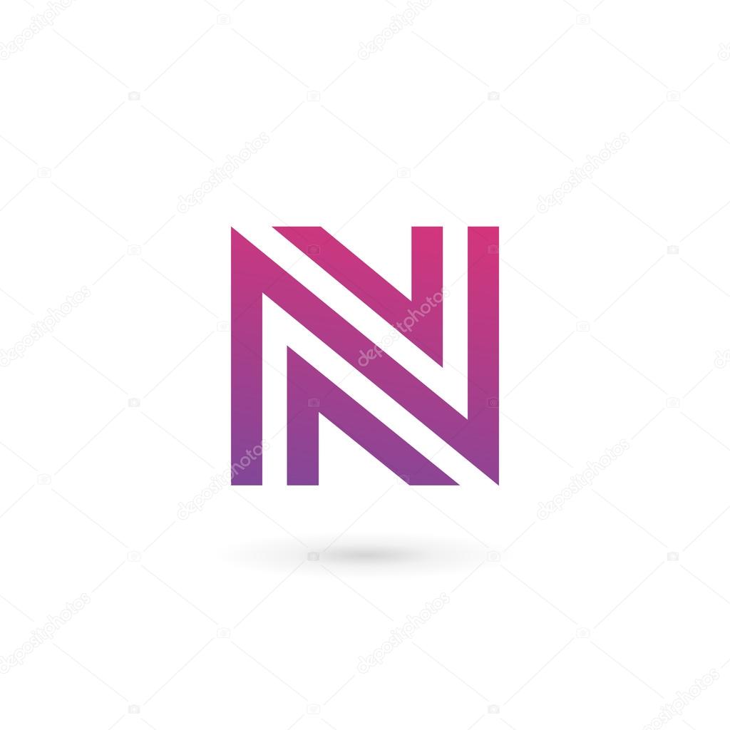 Letter N logo icon design template element