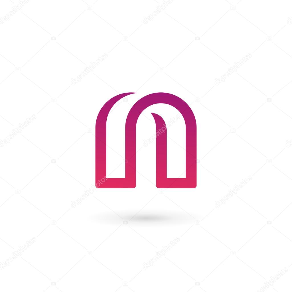 Letter N logo icon design template element