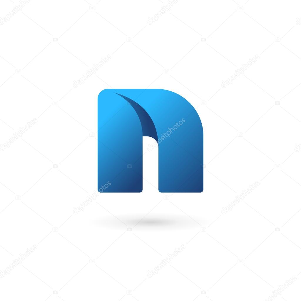 Letter N logo icon design template element