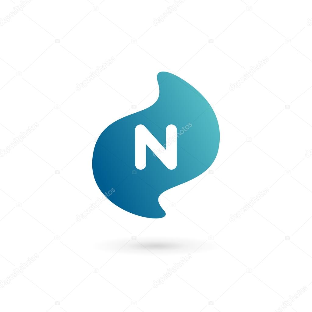 Letter N logo icon design template element
