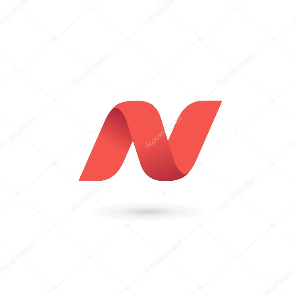 Letter N logo icon design template element