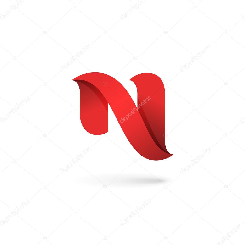 Letter N logo icon design template element