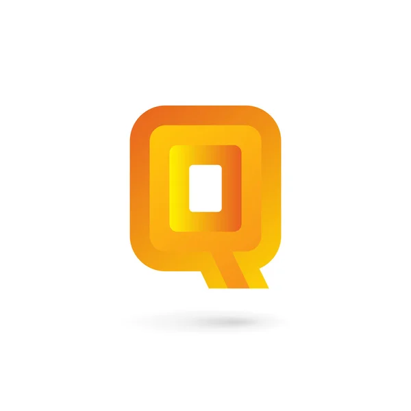 Letter Q logo pictogram ontwerp template elementen — Stockvector