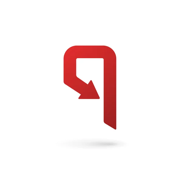 Літера q елементи шаблону логотипу — стоковий вектор