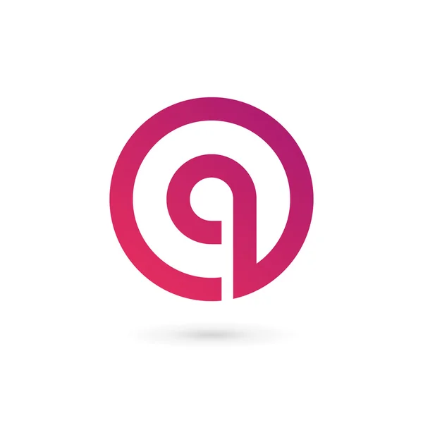 Элементы шаблона логотипа буквы Q — стоковый вектор