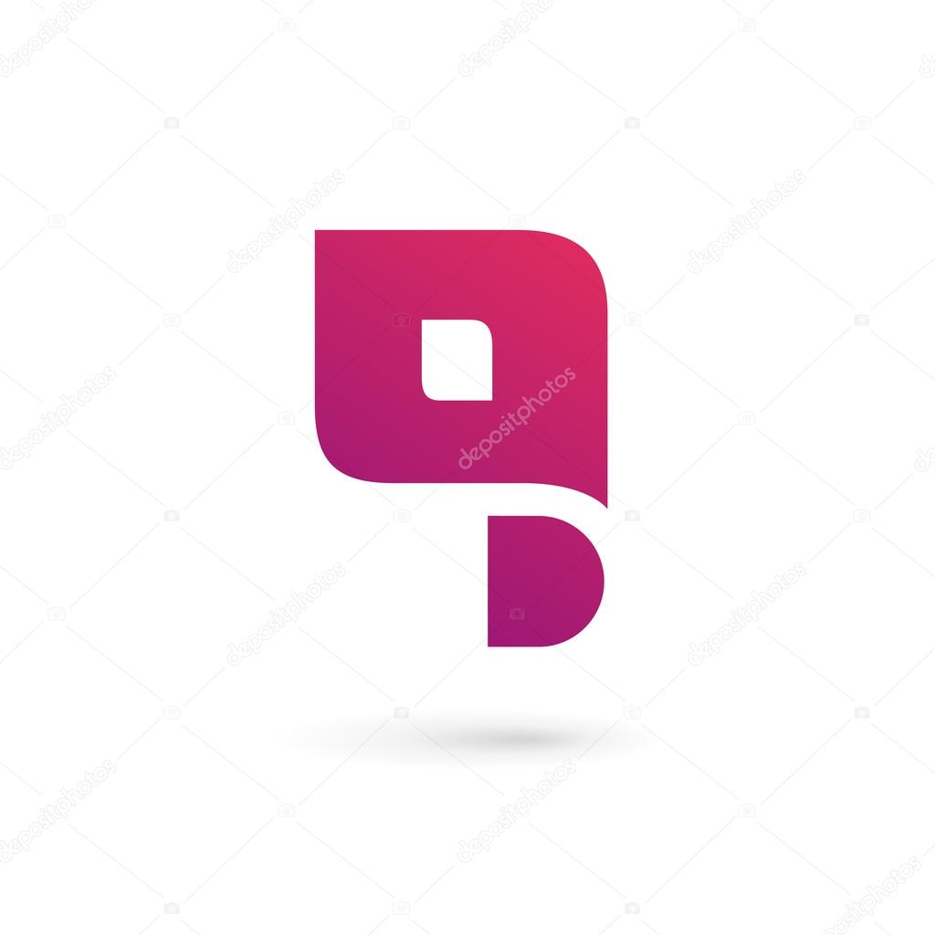 Letter Q number 9 speech bubble logo icon design template element