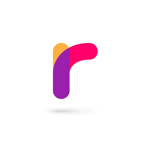 Letter R logo pictogram ontwerp template elementen — Stockvector