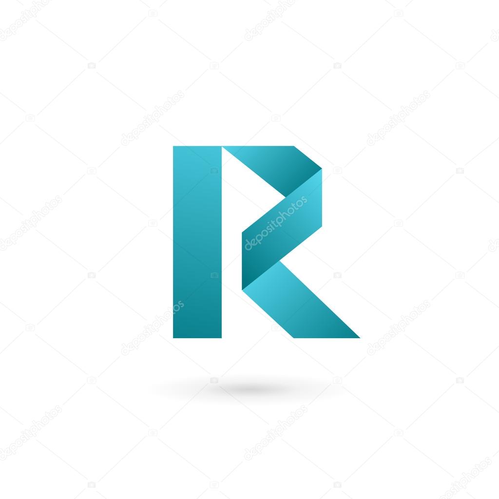 Letter R logo icon design template element