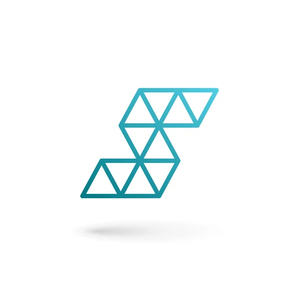 Elementy wzoru ikony logo litery S — Wektor stockowy