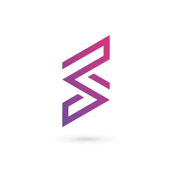 Elementy wzoru ikony logo litery S — Wektor stockowy