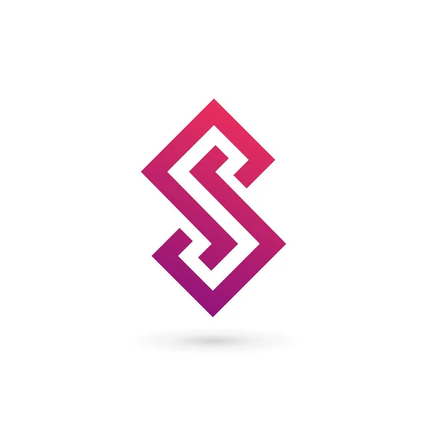 Buchstabe S Logo Symbol Design-Vorlage Elemente — Stockvektor