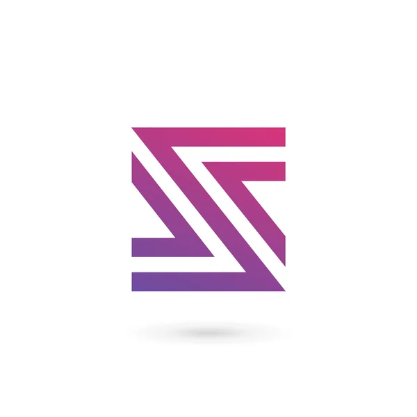 Letter S logo pictogram ontwerp template elementen — Stockvector