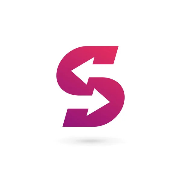 Letter S logo pictogram ontwerp template elementen — Stockvector