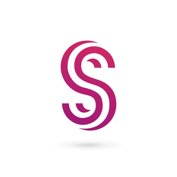 Letter S logo pictogram ontwerp template elementen — Stockvector