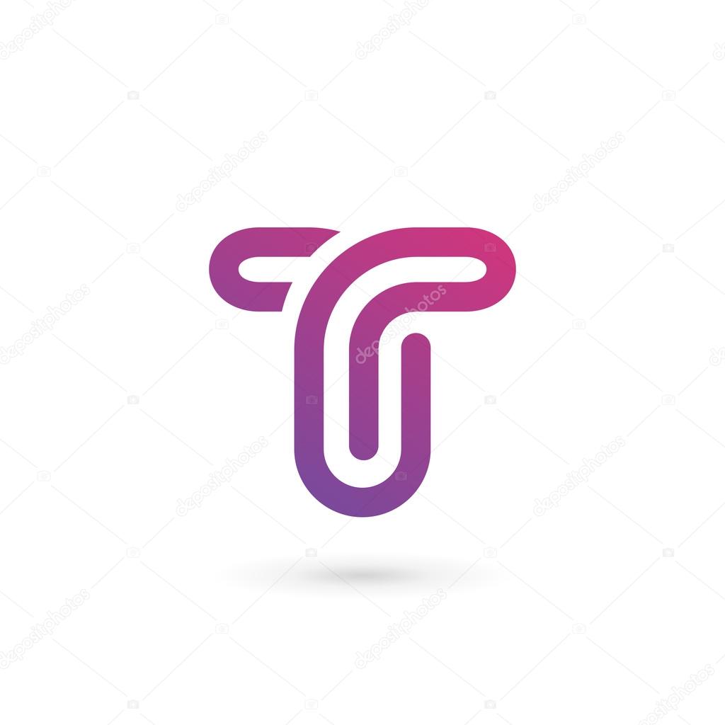 Letter T logo icon design template element