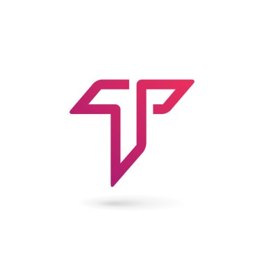 Letter T logo icon design template elements clipart