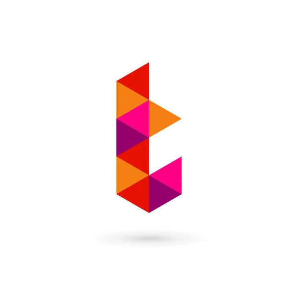 Litera T mozaika logo ikona elementy szablonu projektu — Wektor stockowy