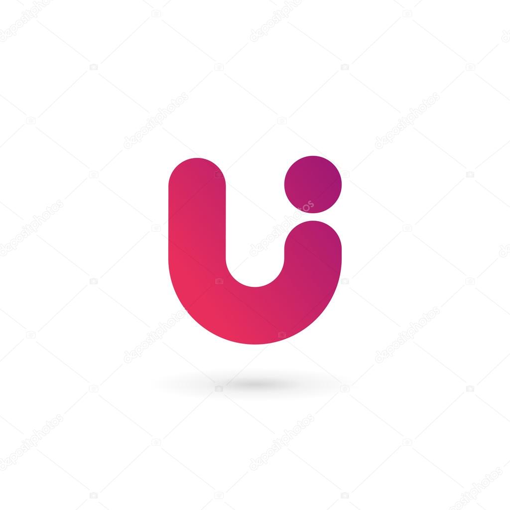 Letter U logo icon design template element