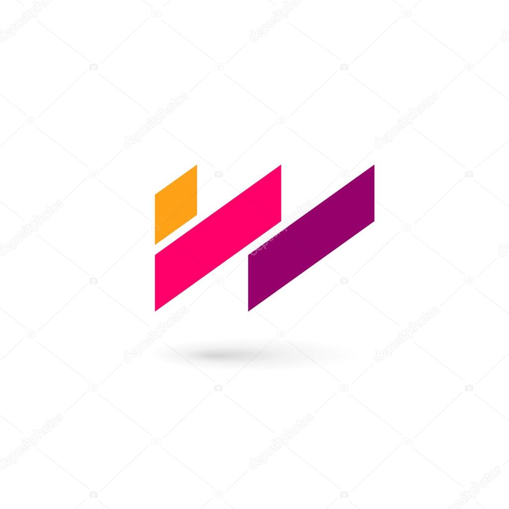 Letter W logo icon design template element