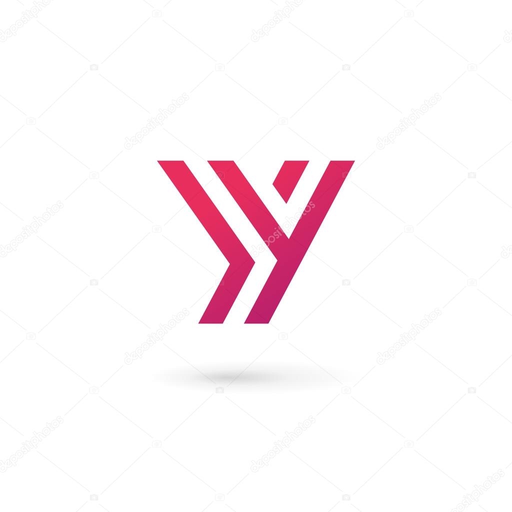 Letter Y Logo Icon Design Template Elements Stock Vector