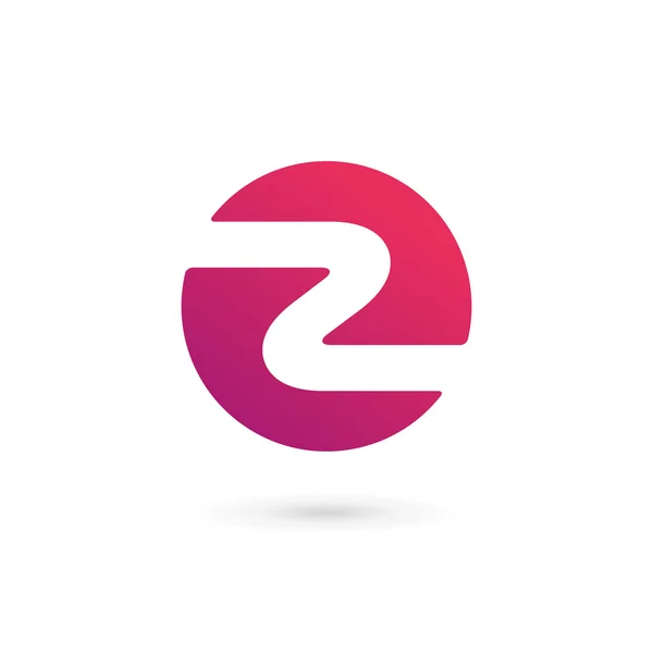 Letter Z nummer 2 logo pictogram ontwerp template elementen — Stockvector