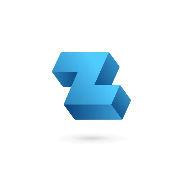 Letter Z nummer 2 logo pictogram ontwerp template elementen — Stockvector