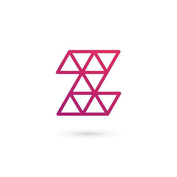 Lettre Z numéro 2 logo icône conception éléments de modèle — Image vectorielle