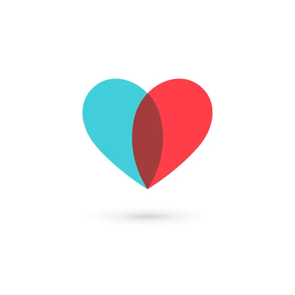 Serce symbol logo ikonę szablon projektu. Może być używany w medycynie, — Wektor stockowy
