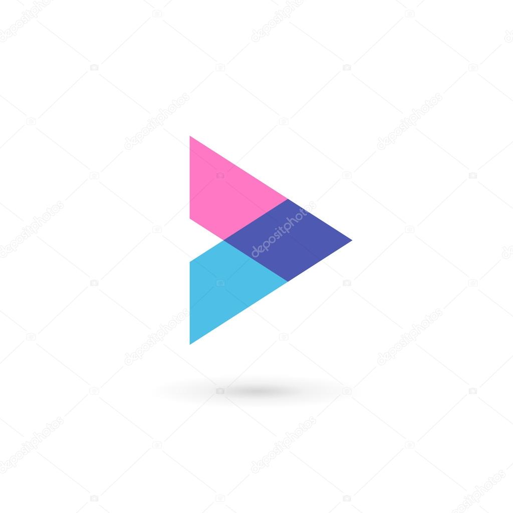 Abstract business logo icon design template with arro
