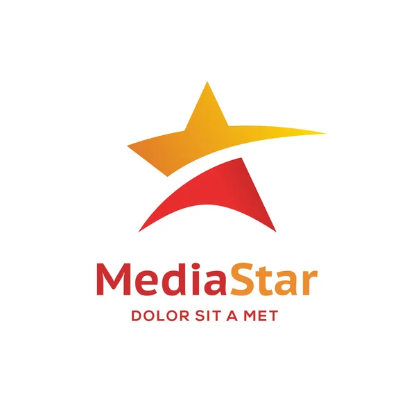 Abstrato estrela logotipo ícone design modelo elementos —  Vetores de Stock