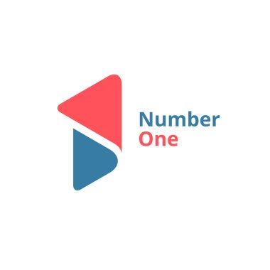 Number one 1 logo icon design template elements clipart