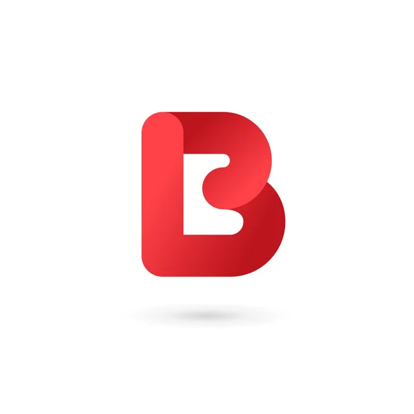 Letter B Logo pictogram ontwerp sjabloon elementen — Stockvector