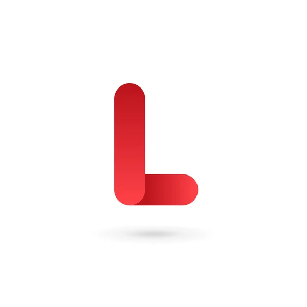 Letter L logo pictogram ontwerp template elementen — Stockvector