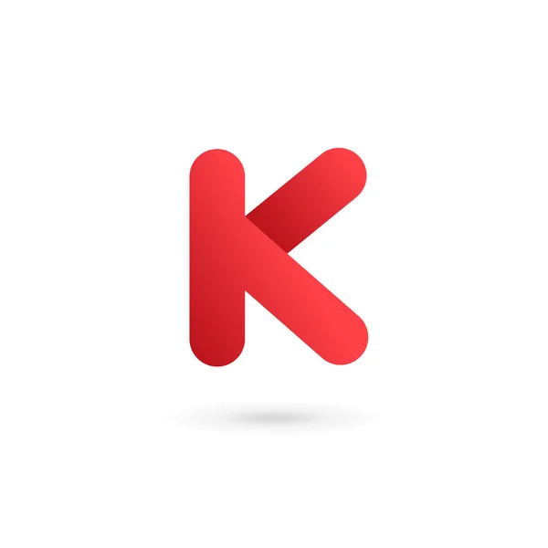 Letter K logo pictogram ontwerp template elementen — Stockvector