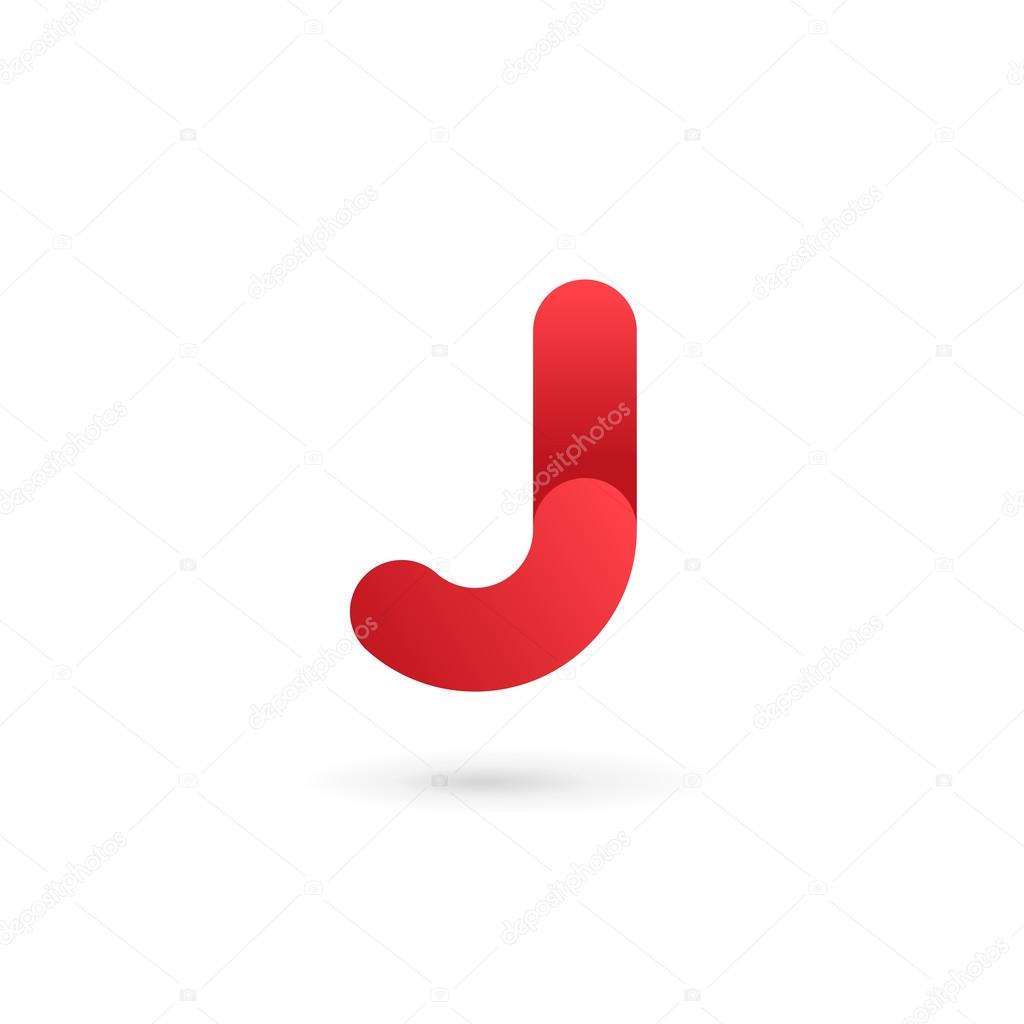 Letter J logo icon design template elements