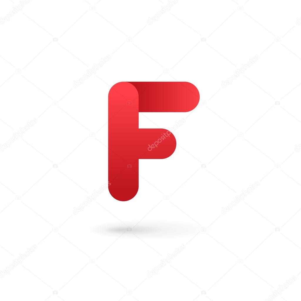 Letter F logo icon design template elements