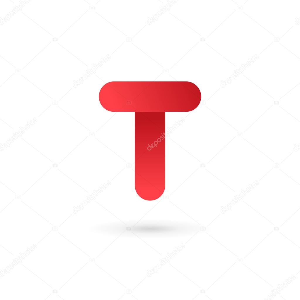 Letter T logo icon design template elements