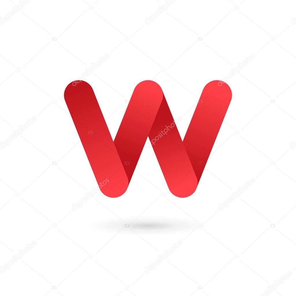 Letter W logo icon design template elements