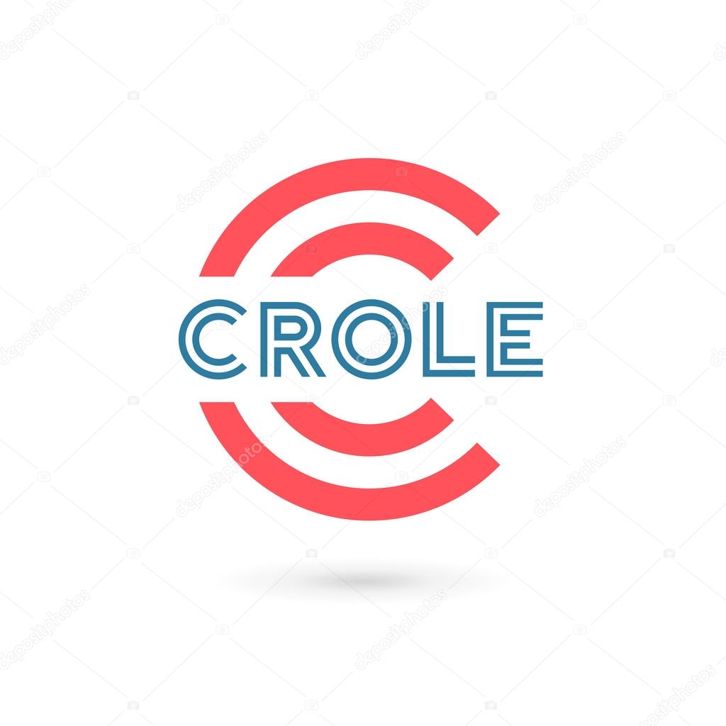 Letter C logo icon design template elements